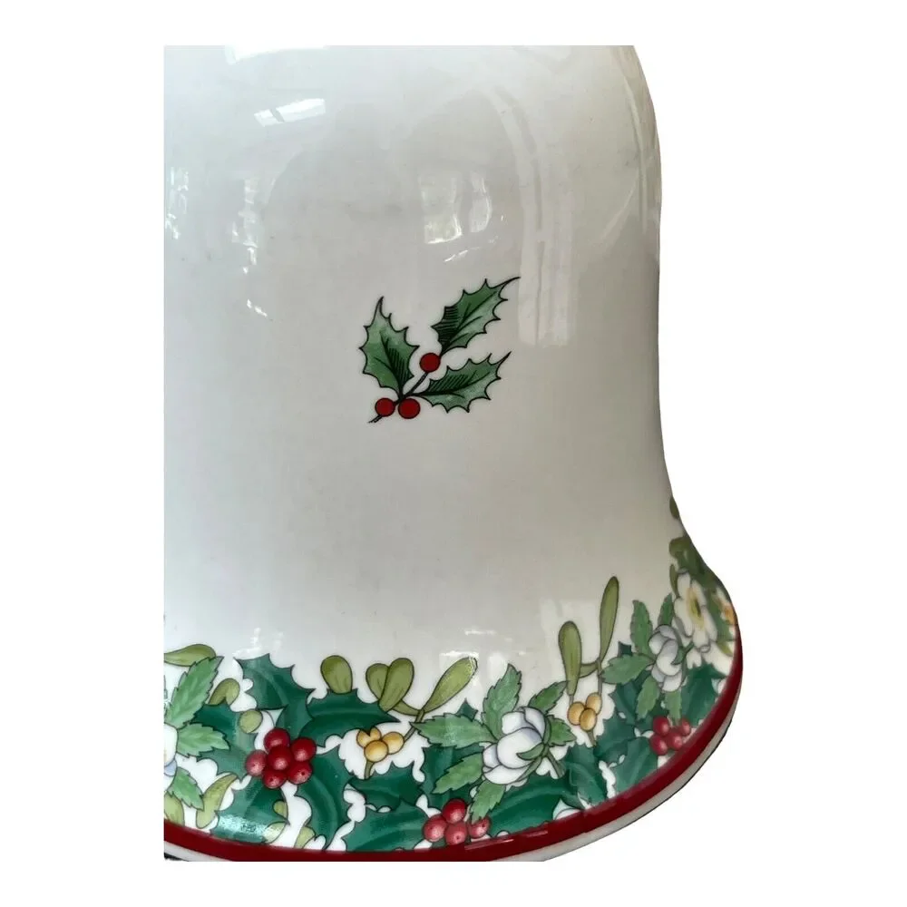 Spode Limited‎ Edition 70th Anniversary 2008 Christmas Tree Porcelain Bell 7.5